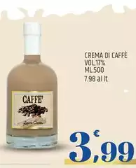 Crema Di Caffè Volt1% Ml500 Crema Di Caffè Volt1% Ml500
