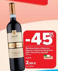 Spinelli - Montepulciano D'abruzzo Riserva O Pecorino Superiore DOC Val Di Fara Spinelli - Montepulciano D'abruzzo Riserva O Pecorino Superiore DOC Val Di Fara