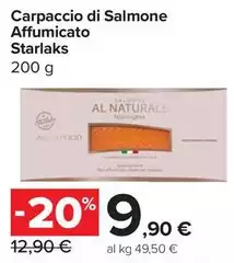 Starlaks - Carpaccio Di Salmone Affumicato Starlaks - Carpaccio Di Salmone Affumicato