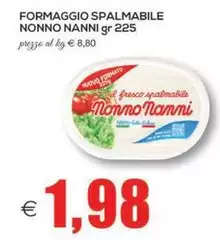 Nonno Nanni - Formaggio Spalmabile Nonno Nanni - Formaggio Spalmabile