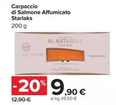 Starlaks - Carpaccio Di Salmone Affumicato Starlaks - Carpaccio Di Salmone Affumicato