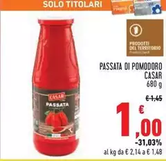 Casar - Passata Di Pomodoro Casar - Passata Di Pomodoro