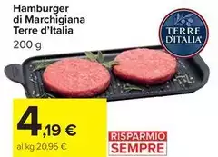 Terre d'Italia - Hamburger Di Marchigiana Terre d'Italia - Hamburger Di Marchigiana