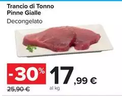 Trancio Di Tonno Pinne Gialle Trancio Di Tonno Pinne Gialle