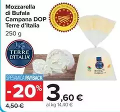 Terre d'Italia - Mozzarella Di Bufala Campana DOP Terre d'Italia - Mozzarella Di Bufala Campana DOP