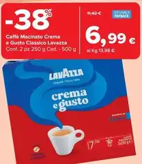 Lavazza - Caffè Macinato Crema E Gusto Classico Lavazza - Caffè Macinato Crema E Gusto Classico