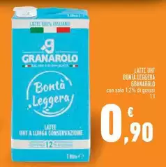 Granarolo - Latte Uht Bontà Leggera Granarolo - Latte Uht Bontà Leggera
