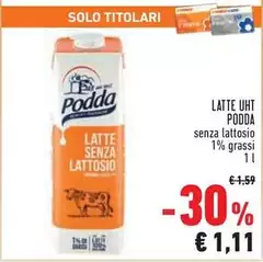 Podda - Latte UHT Podda - Latte UHT