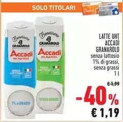 Granarolo - Latte UHT Accadi