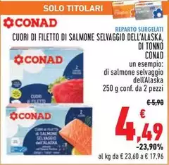 Cuori Di Filetto Di Salmone Selvaggio Dell'Alaska, Di Tonno Cuori Di Filetto Di Salmone Selvaggio Dell'Alaska, Di Tonno