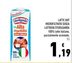 Sterilgarda - Latte UHT Microfiltrato Senza Lattosio Sterilgarda - Latte UHT Microfiltrato Senza Lattosio