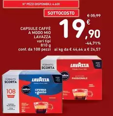 Lavazza - Capsule Caffè A Modo Mio Lavazza - Capsule Caffè A Modo Mio