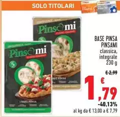 Pinsami - Base Pinsa Pinsami - Base Pinsa