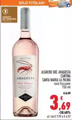 Cantina santa maria la palma - Alghero DOC Aragosta Cantina santa maria la palma - Alghero DOC Aragosta