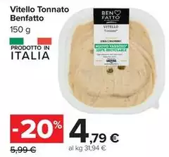 Benfatto - Vitello Tonnato Benfatto - Vitello Tonnato