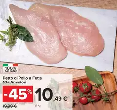 Amadori - Petto Di Pollo A Fette 10+ Amadori - Petto Di Pollo A Fette 10+