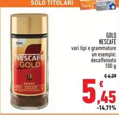 Nescafé - Gold Nescafé - Gold