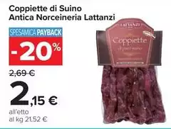 Lattanzi - Coppiette Di Suino Antica Norceineria Lattanzi - Coppiette Di Suino Antica Norceineria