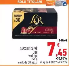L'or espresso - Capsule Caffè L'or espresso - Capsule Caffè