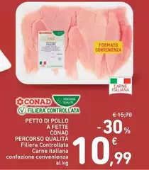 Conad - Petto Di Pollo A Fette Percorso Qualità Conad - Petto Di Pollo A Fette Percorso Qualità
