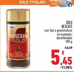 Nescafé - Gold Nescafé - Gold