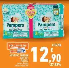 Pampers - Mutandino, Pannolini Baby-Dry Pampers - Mutandino, Pannolini Baby-Dry