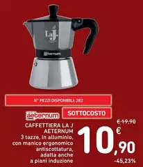 Aeternum - Caffettiera La J Aeternum - Caffettiera La J