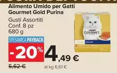 Gourmet Purina - Alimento Umido Per Gatti Gold Gourmet Purina - Alimento Umido Per Gatti Gold