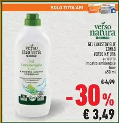 Solo - Gel Lavastoviglie Verso Natura Solo - Gel Lavastoviglie Verso Natura