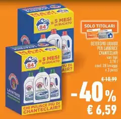 Chanteclair - Detersivo Liquido Per Lavatrice Chanteclair - Detersivo Liquido Per Lavatrice