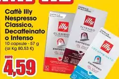 Capsule - Caffè Illy Nespresso Classico, Decaffeinato O Intenso Capsule - Caffè Illy Nespresso Classico, Decaffeinato O Intenso