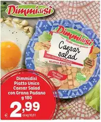 Dimmidisì - Piatto Unico Caesar Salad Con Grana Padano