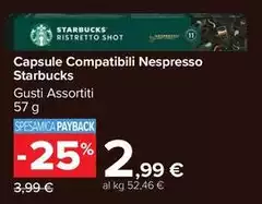 Starbucks - Capsule Compatibili Nespresso Starbucks - Capsule Compatibili Nespresso