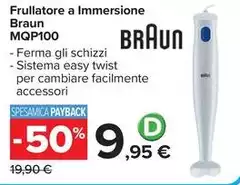 Braun - Frullatore A Immersione MQP100 Braun - Frullatore A Immersione MQP100