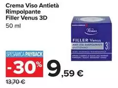 Venus - Crema Viso Antietà Rimpolpante Filler 3d Venus - Crema Viso Antietà Rimpolpante Filler 3d