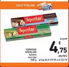 Sperlari - Torrone Sperlari - Torrone