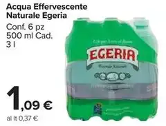 Egeria - Acqua Effervescente Naturale
