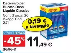 Dash - Detersivo Per Bucato Liquido Classico Dash - Detersivo Per Bucato Liquido Classico