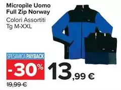 Norway - Micropile Uomo Full Zip Norway - Micropile Uomo Full Zip