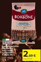 Caffe borbone - Capsule Miscela Blu Don Carlo Compatibili A Modo Mio Caffe borbone - Capsule Miscela Blu Don Carlo Compatibili A Modo Mio