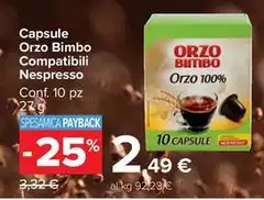 Orzo Bimbo - Capsule Compatibili Nespresso Orzo Bimbo - Capsule Compatibili Nespresso
