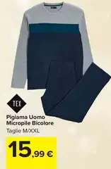 Tex - Pigiama Uomo Micropile Bicolore Tex - Pigiama Uomo Micropile Bicolore