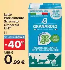 Granarolo - Latte Parzialmente Scremato UHT Granarolo - Latte Parzialmente Scremato UHT