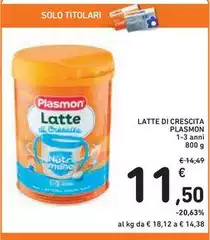 Plasmon - Latte Di Crescita Plasmon - Latte Di Crescita