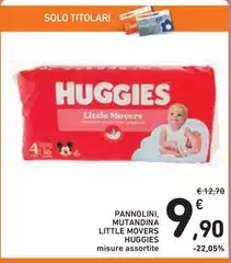 Huggies - Pannolini, Mutandina Little Movers Huggies - Pannolini, Mutandina Little Movers