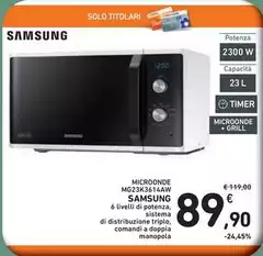 Samsung - Microonde MG23K6114W Samsung - Microonde MG23K6114W