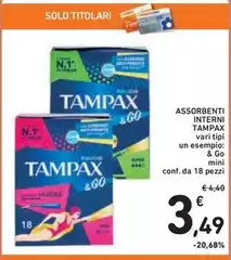 Tampax - Assorbenti Interni Tampax - Assorbenti Interni