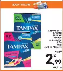 Tampax - Assorbenti Interni Tampax - Assorbenti Interni