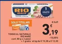 Rio Mare - Tonno Al Naturale Rio Mare - Tonno Al Naturale