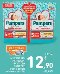 Pampers - Mutandino, Pannolini Baby-Dry Pampers - Mutandino, Pannolini Baby-Dry
